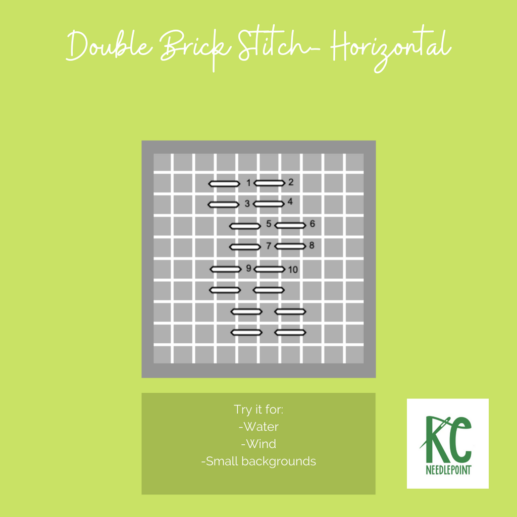 Double Brick Stitch- Horizontal