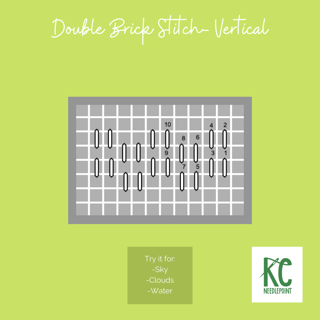 Double Brick Stitch- Vertical