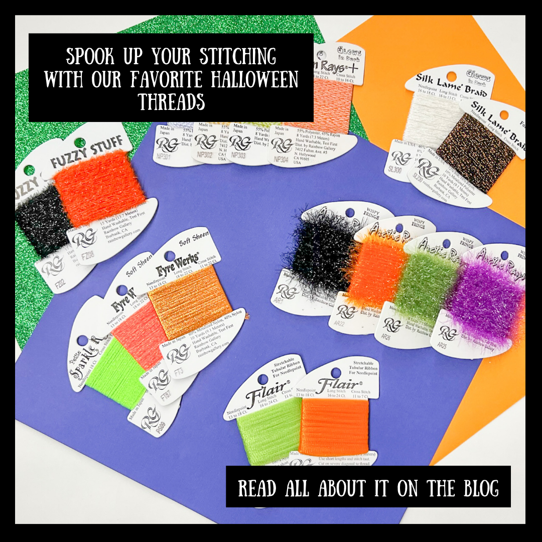 Spook up your stitching with our favorite Halloween threads!