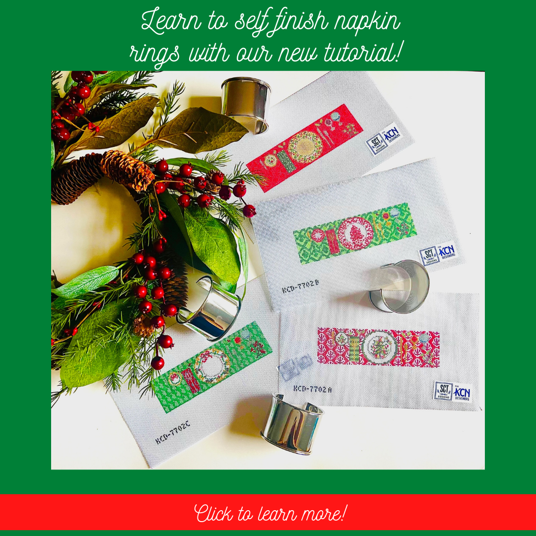 Learn to self finish Holiday Napkin Rings!