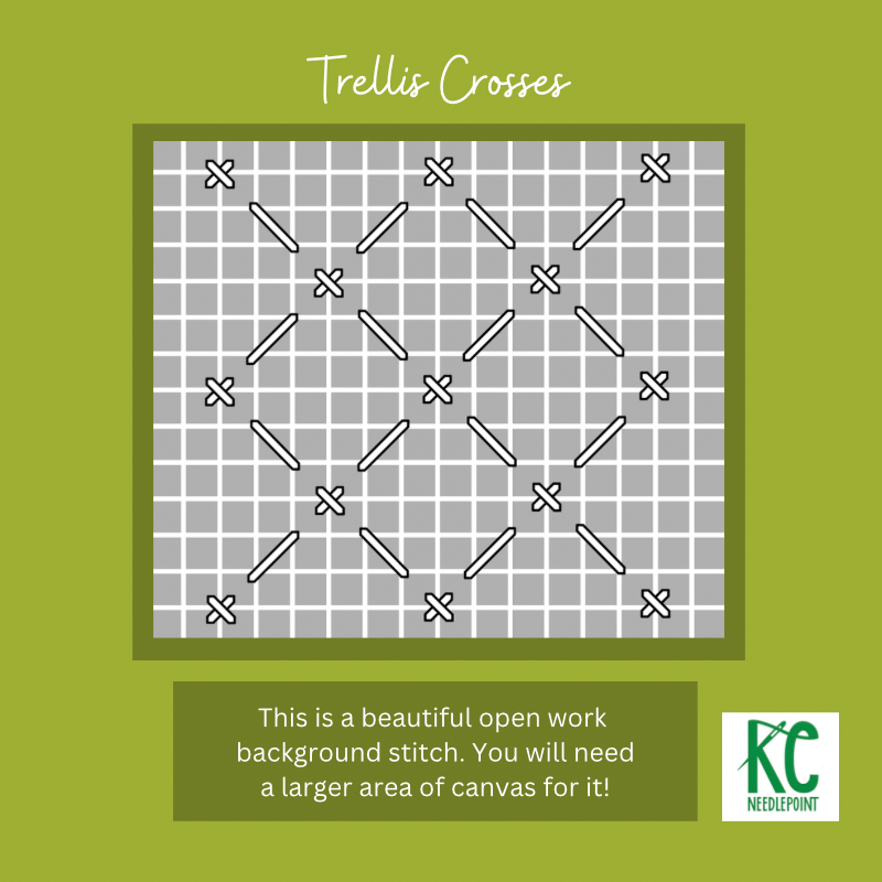Trellis Crosses Stitch