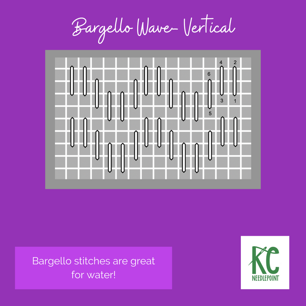 Bargello Wave- Vertical