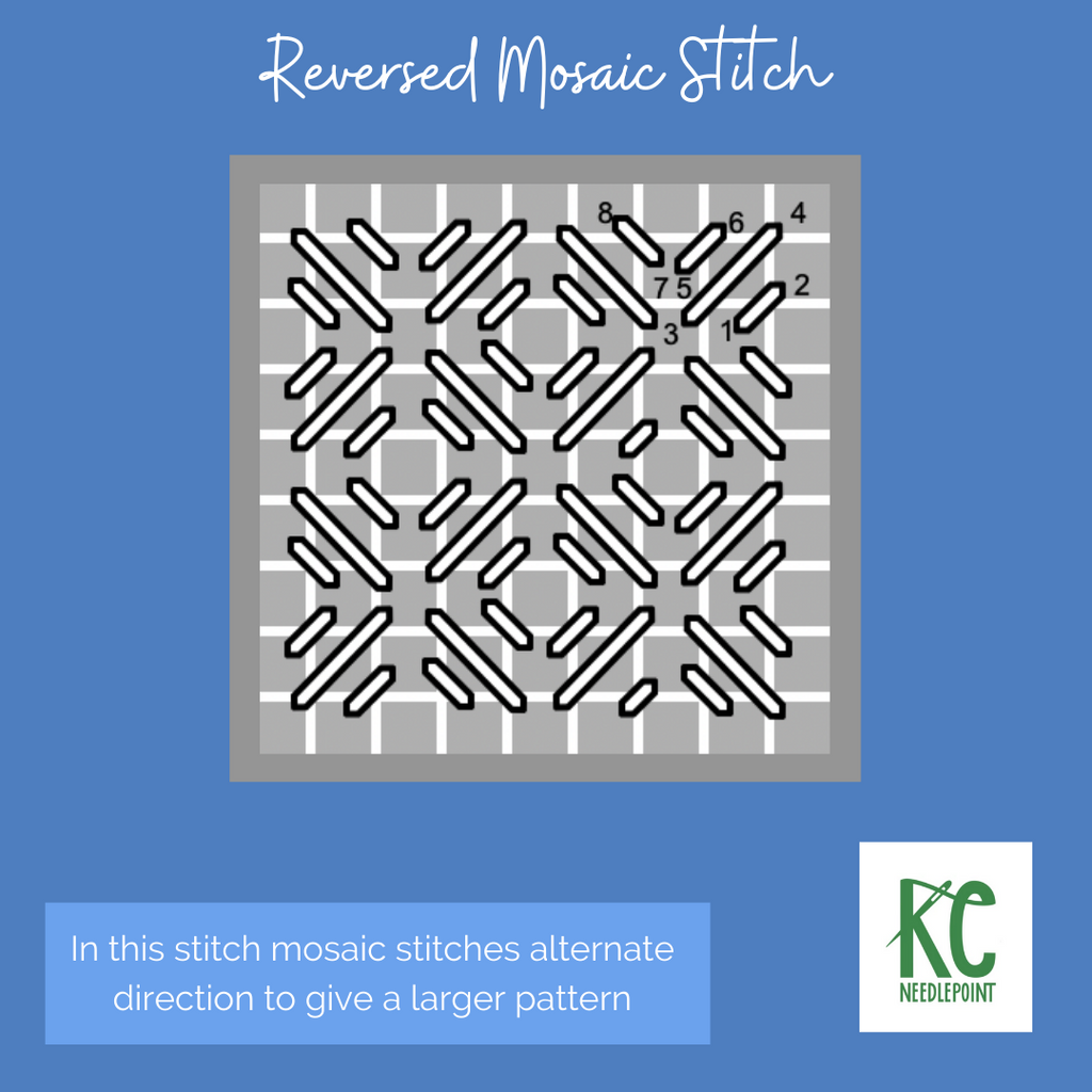 Reversed Mosaic Stitch