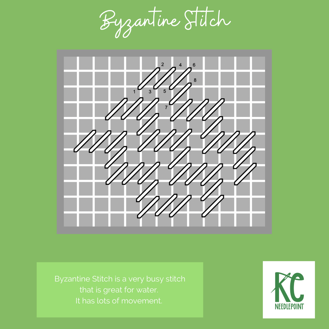 Byzantine Stitch – KC Needlepoint