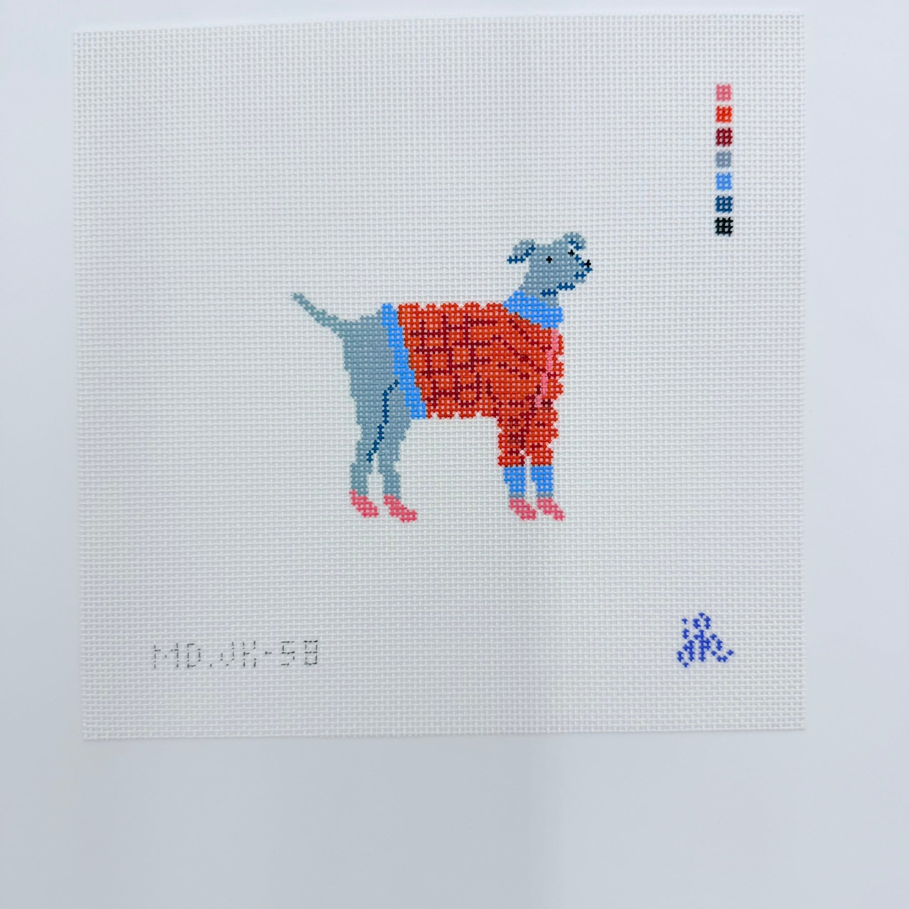 Lab in Jacket Canvas - KC Needlepoint