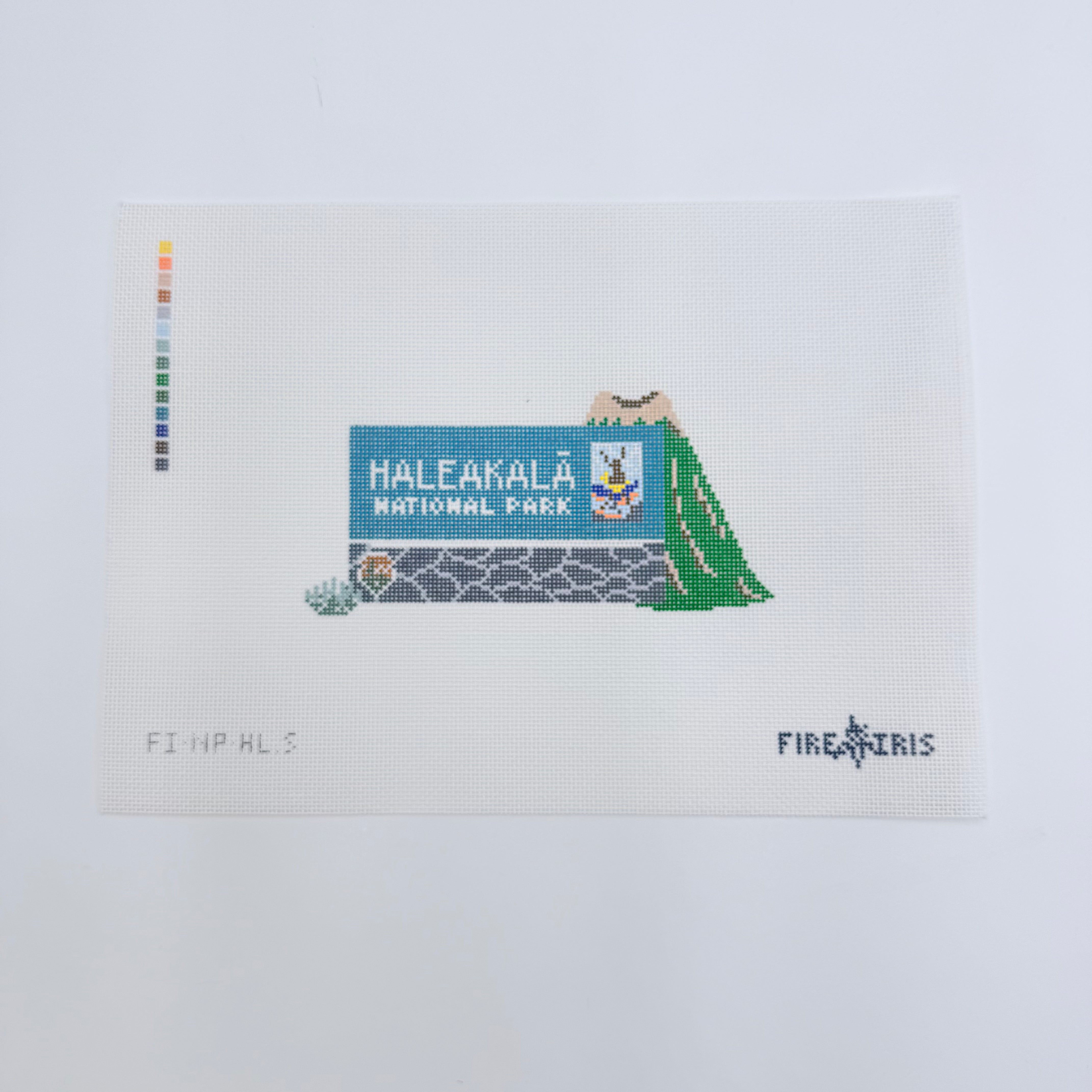 Haleakala National Park Sign Canvas - KC Needlepoint