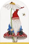 Mushroom Gnome Needlepoint Canvas - KC Needlepoint