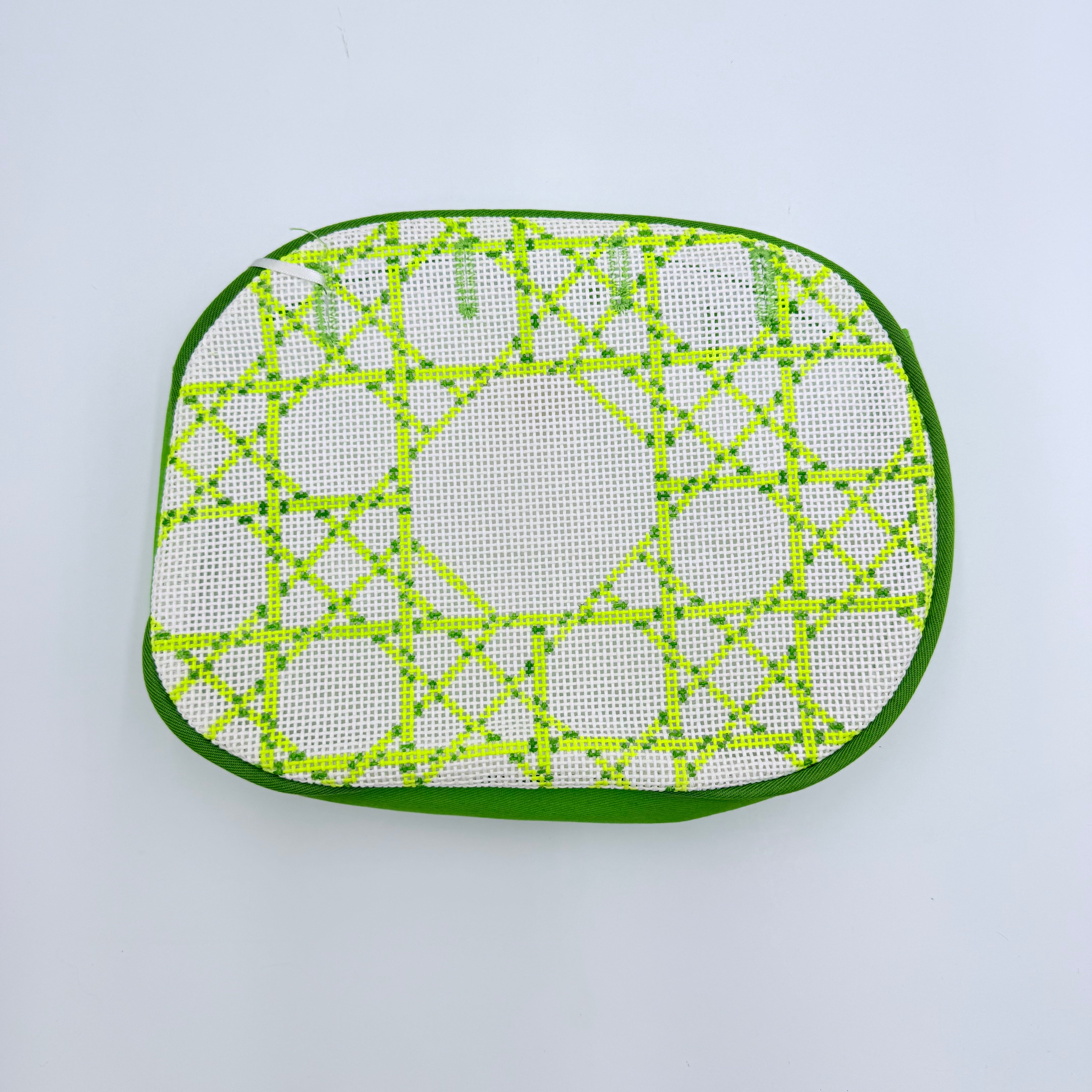 Caning Bermuda Bag Canvas Cover - KC Needlepoint