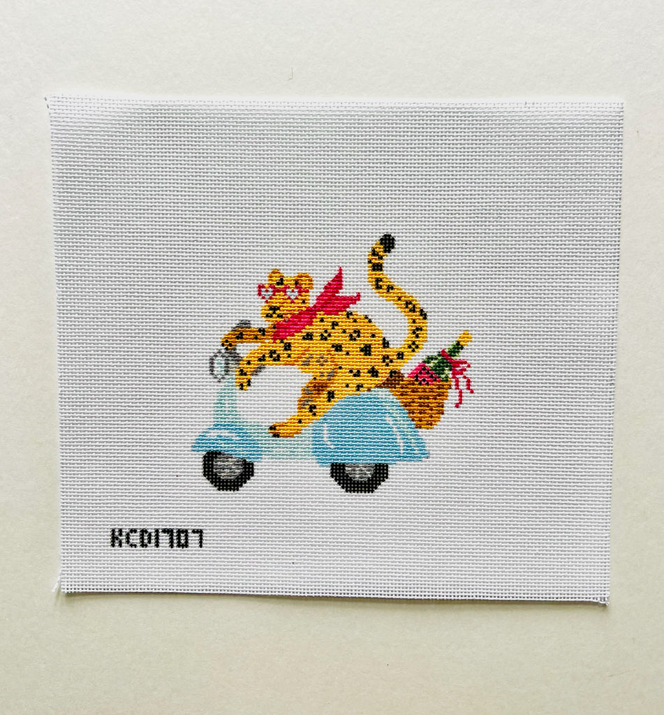 La Dolce Vita Leopard Canvas - KC Needlepoint