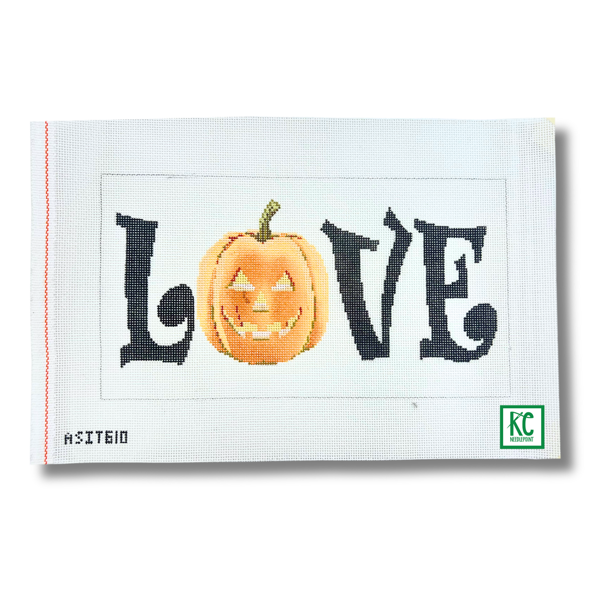 Pumpkin Love Canvas - KC Needlepoint