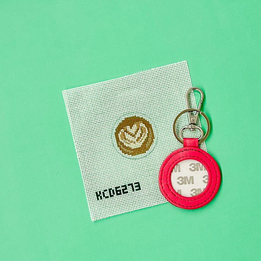 Latte Key Fob Kit - KC Needlepoint