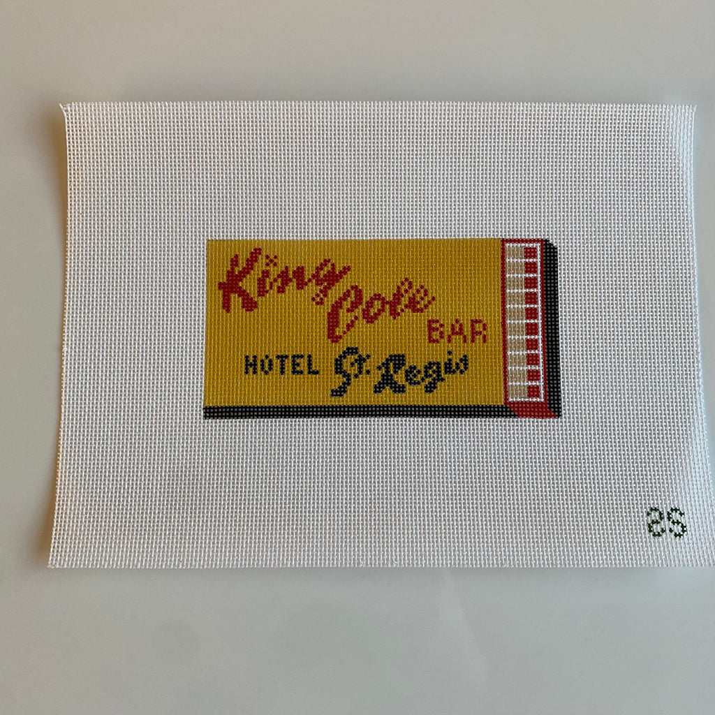 King Cole Bar Matchbook Canvas - KC Needlepoint