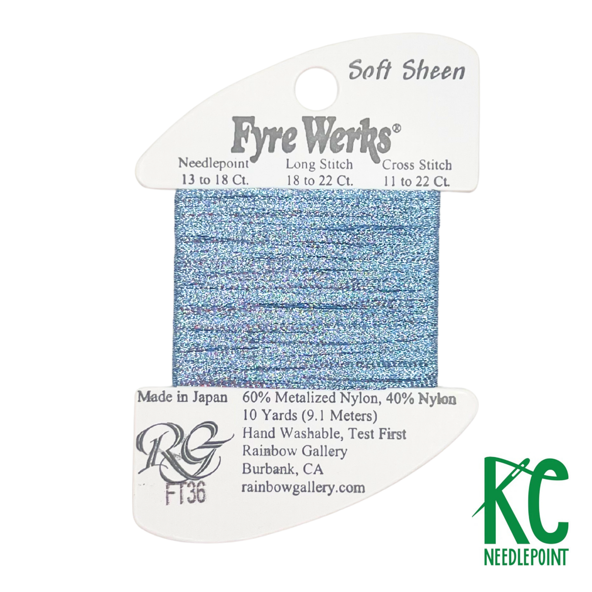 Fyre Werks Soft Sheen FT36 French Blue – KC Needlepoint