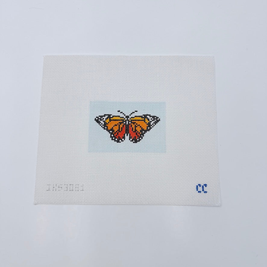 Monarch Butterfly Canvas - KC Needlepoint