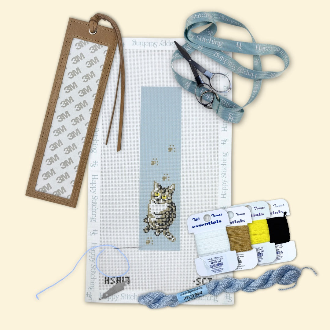 "Nabbit" Happy Stitching All-In-One Bookmark Kit - KC Needlepoint