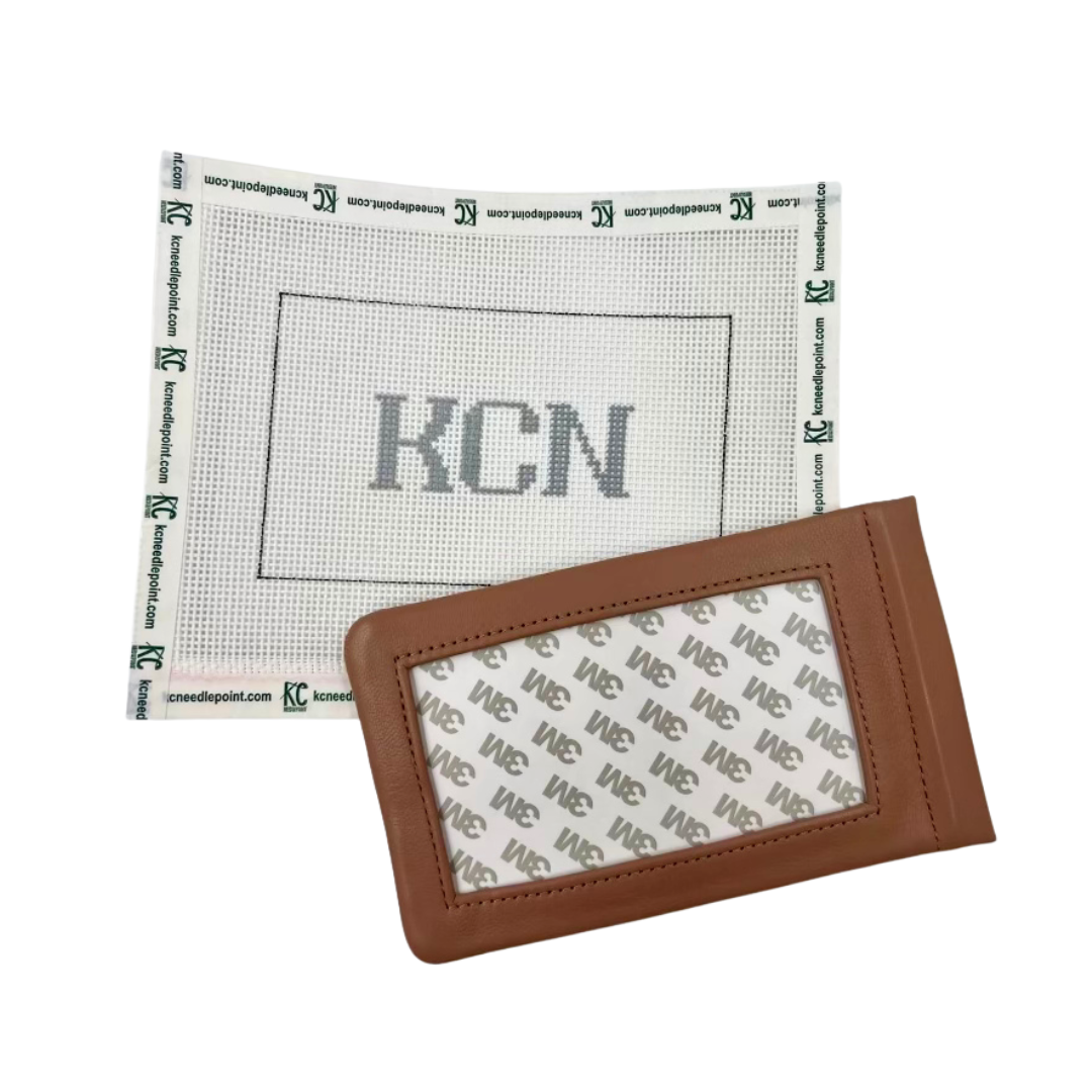 Monogram Eyeglass Case Kit - KC Needlepoint