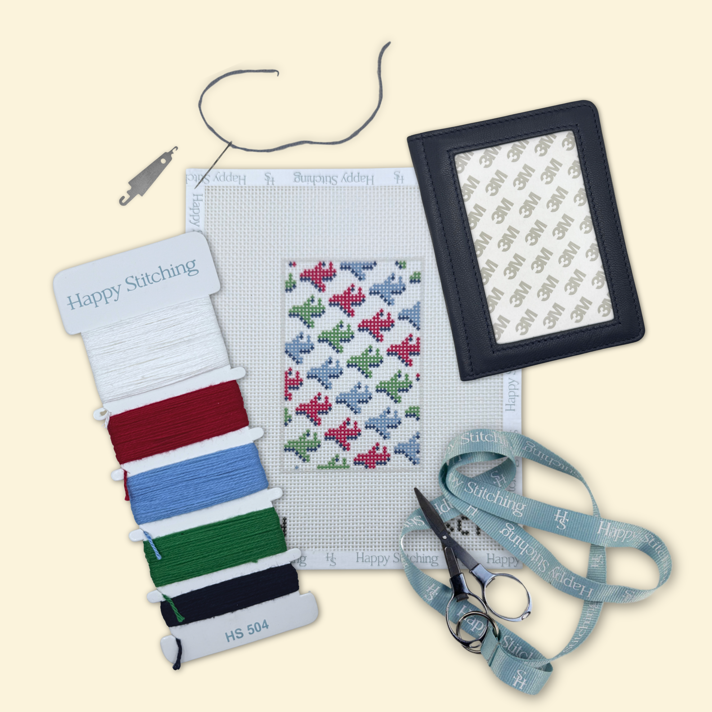 Stamp Collector Passport Case Kit - KC Needlepoint