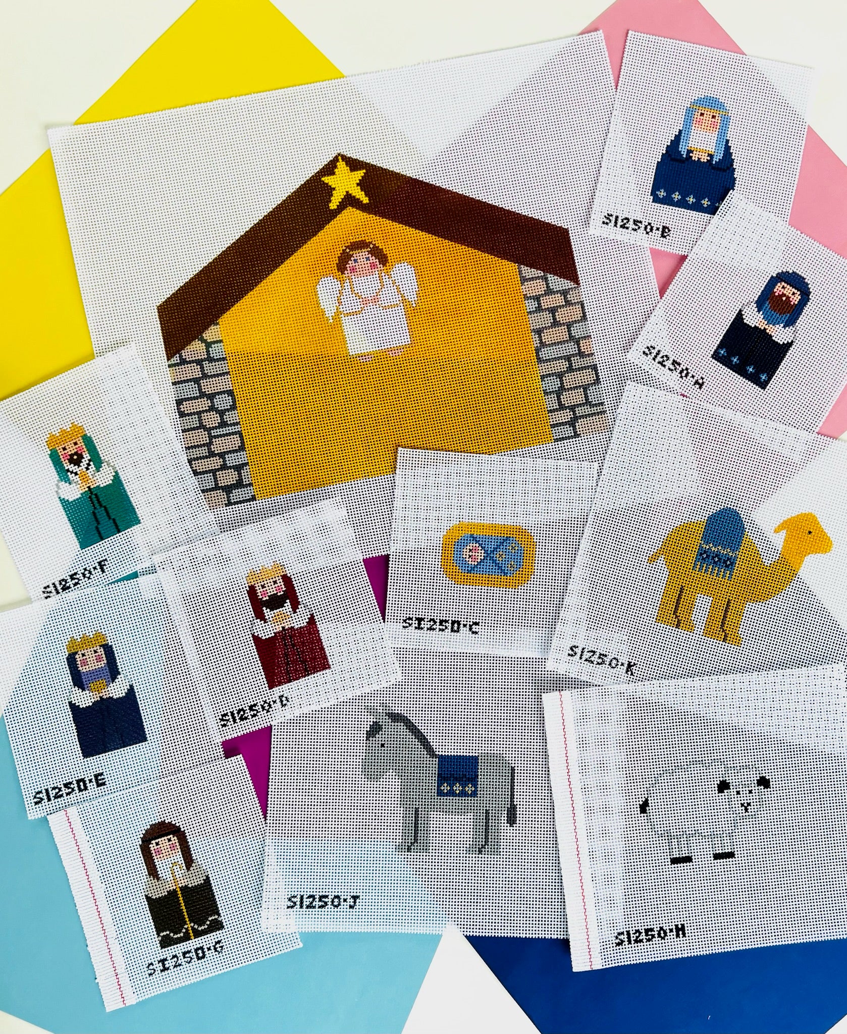 Stitch Its Nativity Set - KC Needlepoint