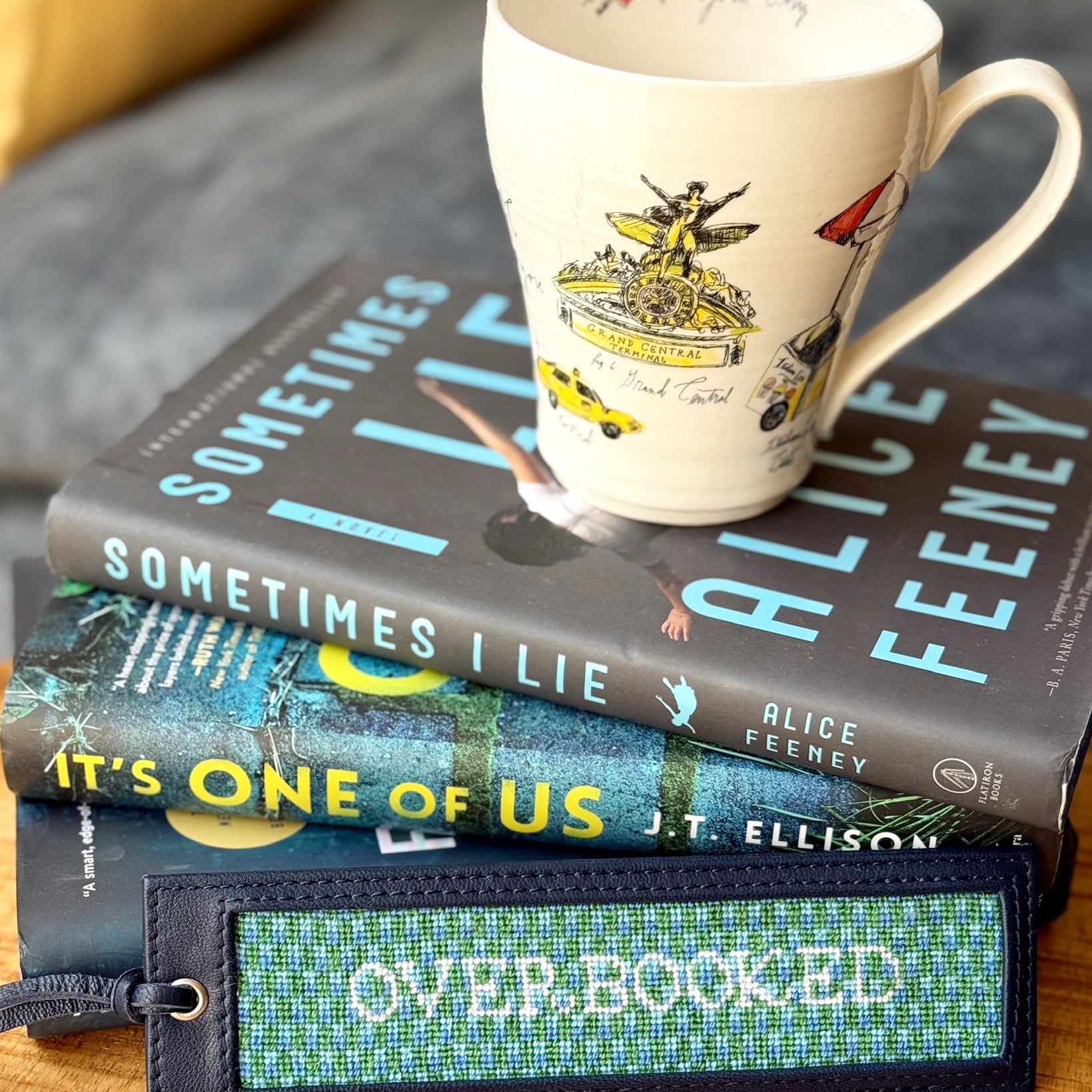 "Overbooked" Happy Stitching All-In-One Bookmark Kit - KC Needlepoint