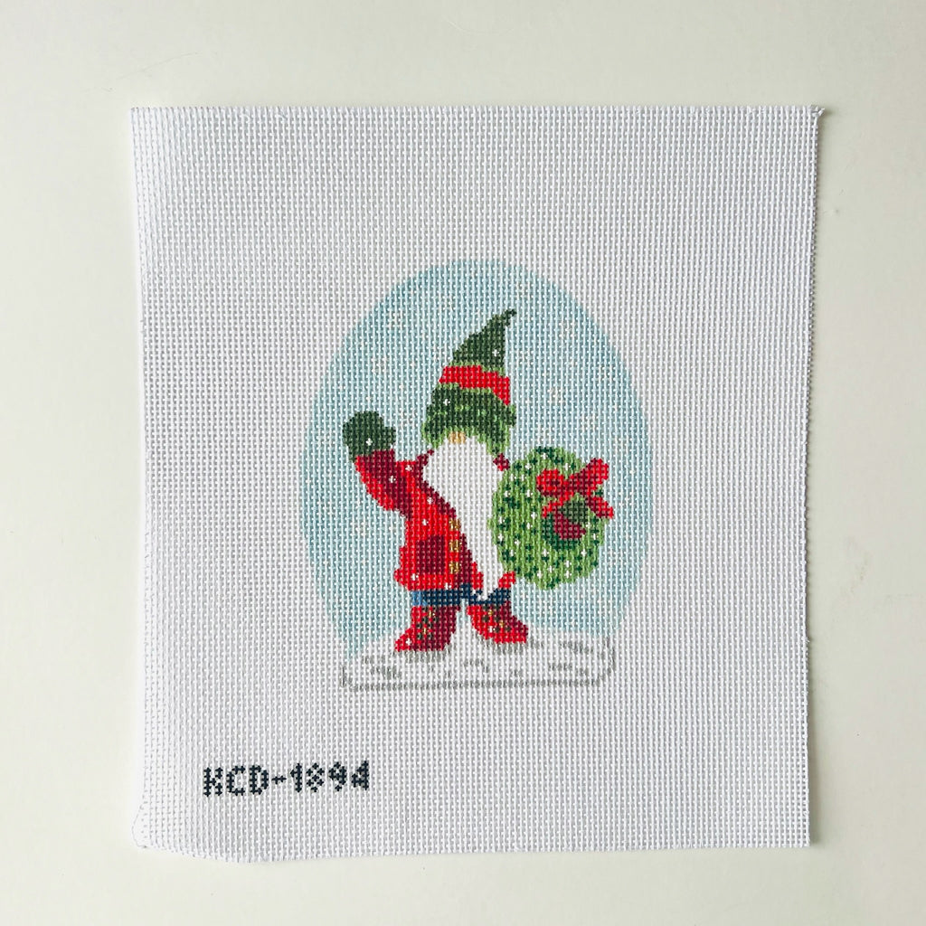 Paul the Gnome Canvas - KC Needlepoint