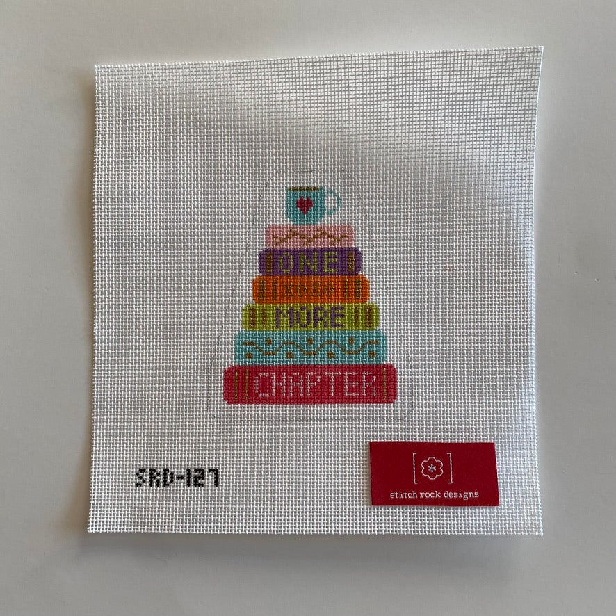 One More Chapter Canvas - KC Needlepoint