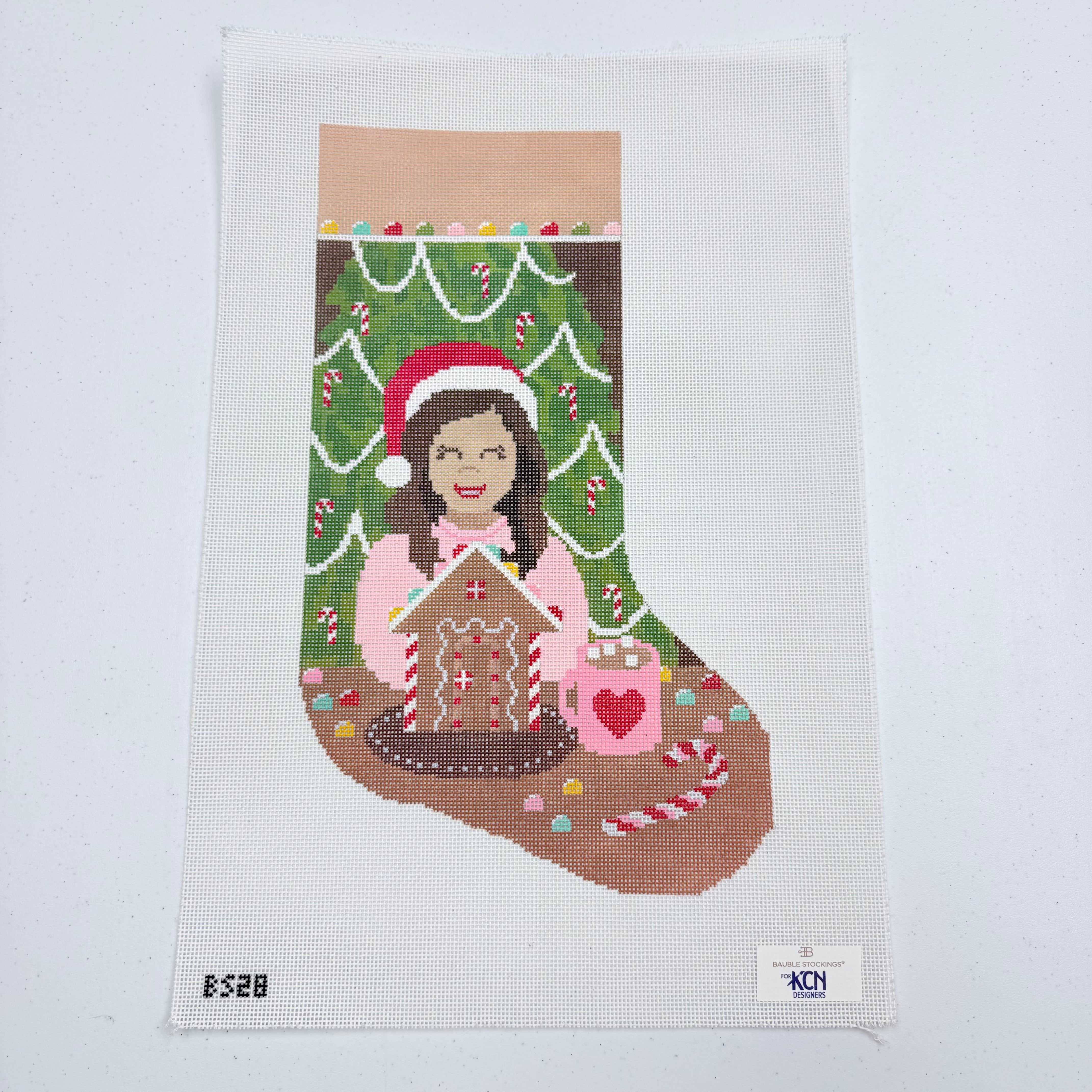 Gum Drop Dreams Stocking Canvas - KC Needlepoint