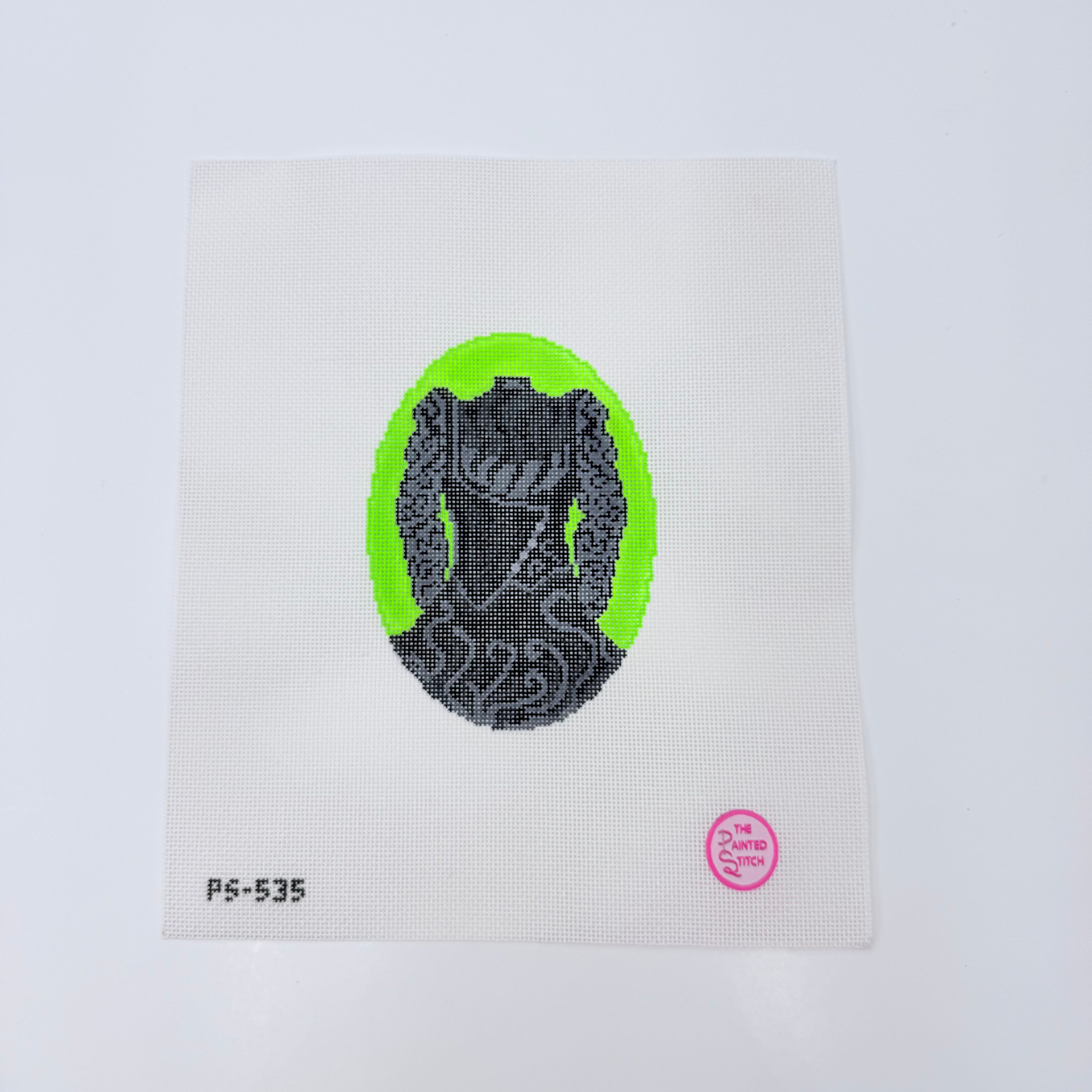 Black Dress Canvas - KC Needlepoint