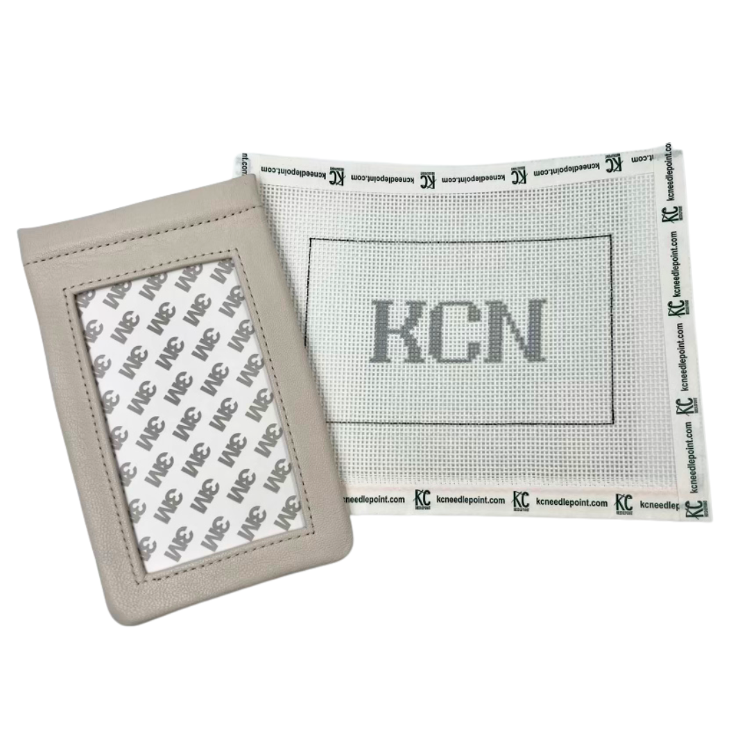 Monogram Eyeglass Case Kit - KC Needlepoint