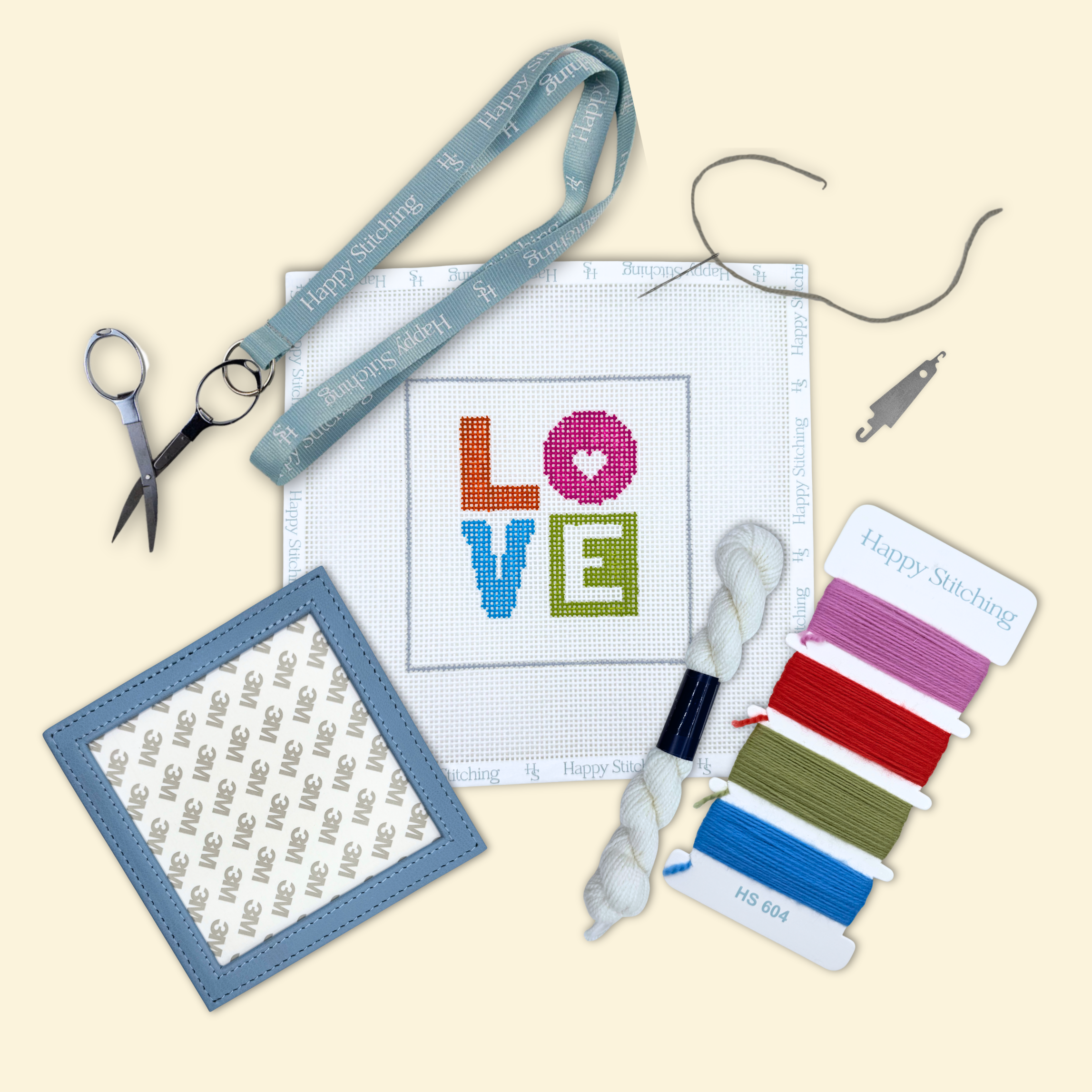 Love Stack Coaster Kit - KC Needlepoint
