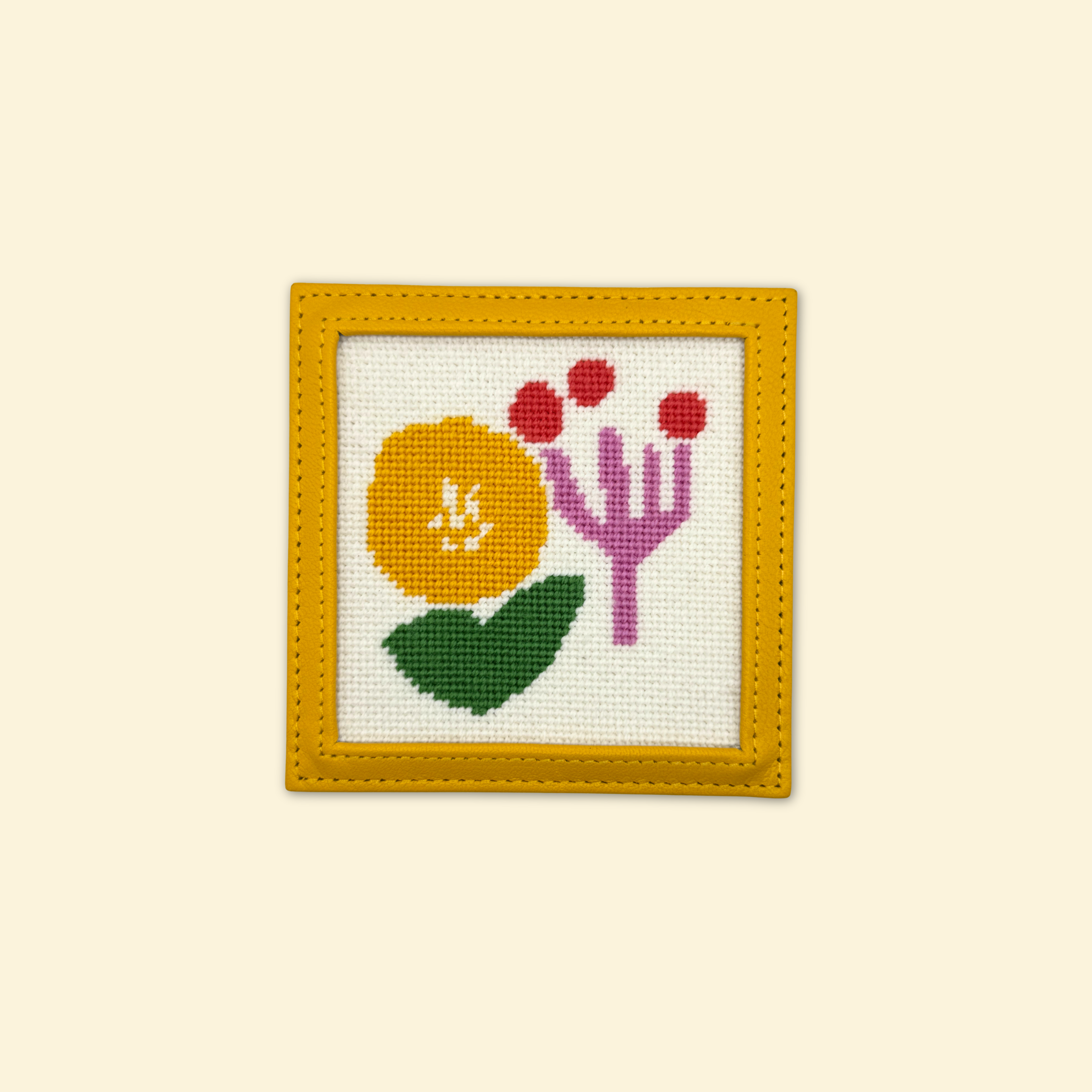 Wild Bloom Coaster Kit - KC Needlepoint