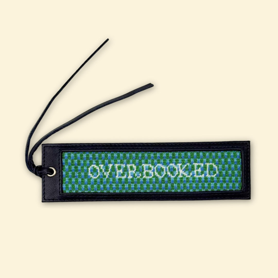 "Overbooked" Happy Stitching All-In-One Bookmark Kit - KC Needlepoint