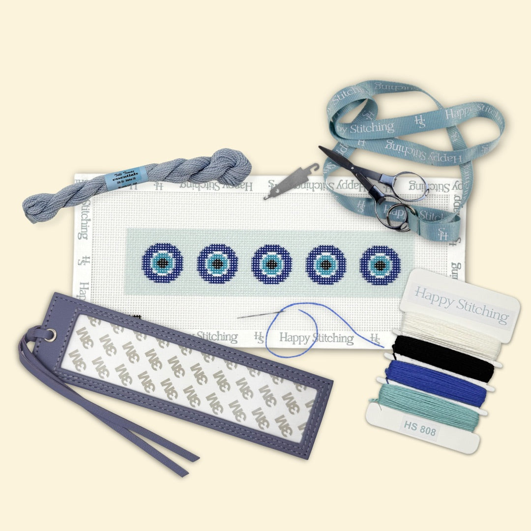 "Keeping Watch" Happy Stitching All-In-One Bookmark Kit - KC Needlepoint