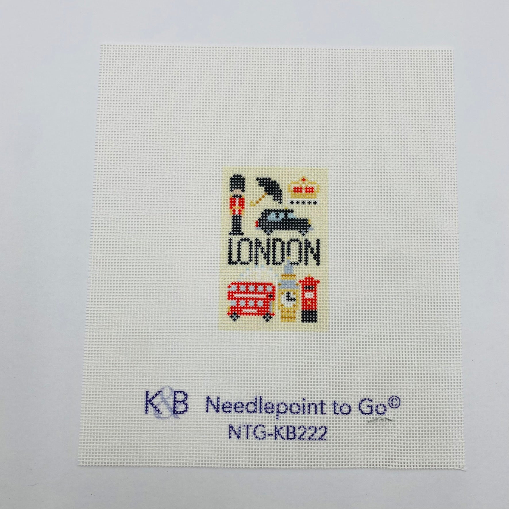 London Insert Needlepoint Canvas – KC Needlepoint