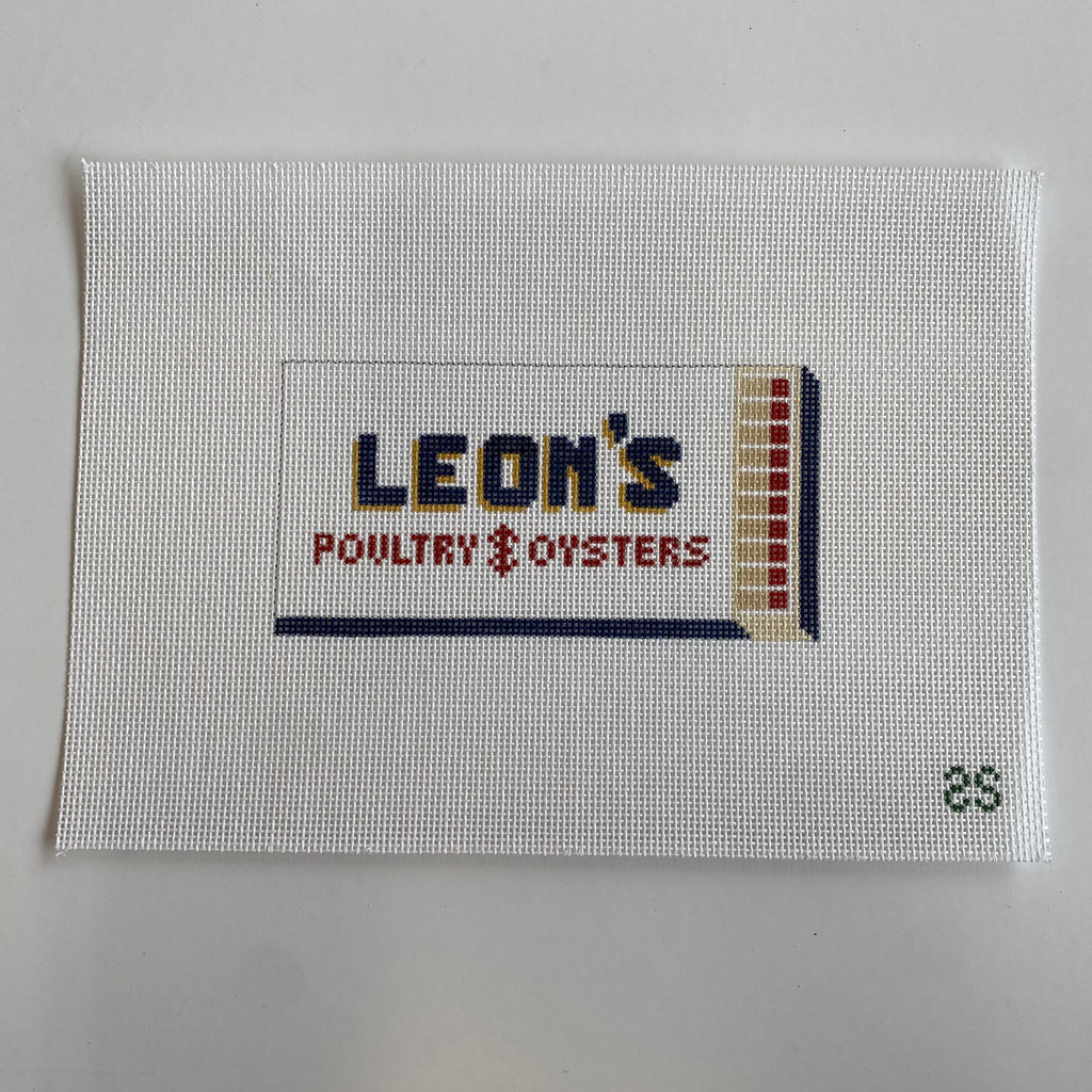 Leon's Matchbook Canvas - KC Needlepoint