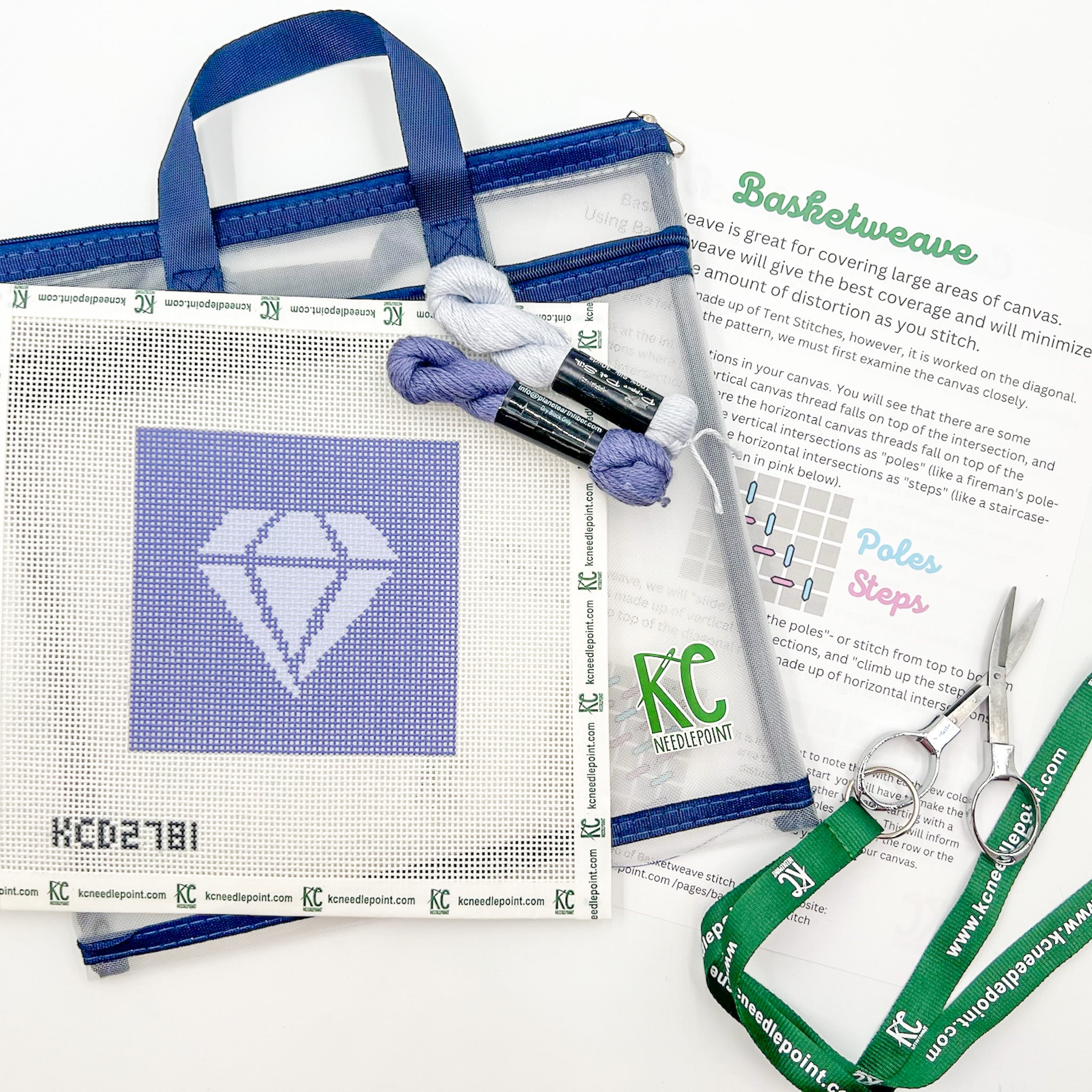The Beginner Diamond Kit - KC Needlepoint