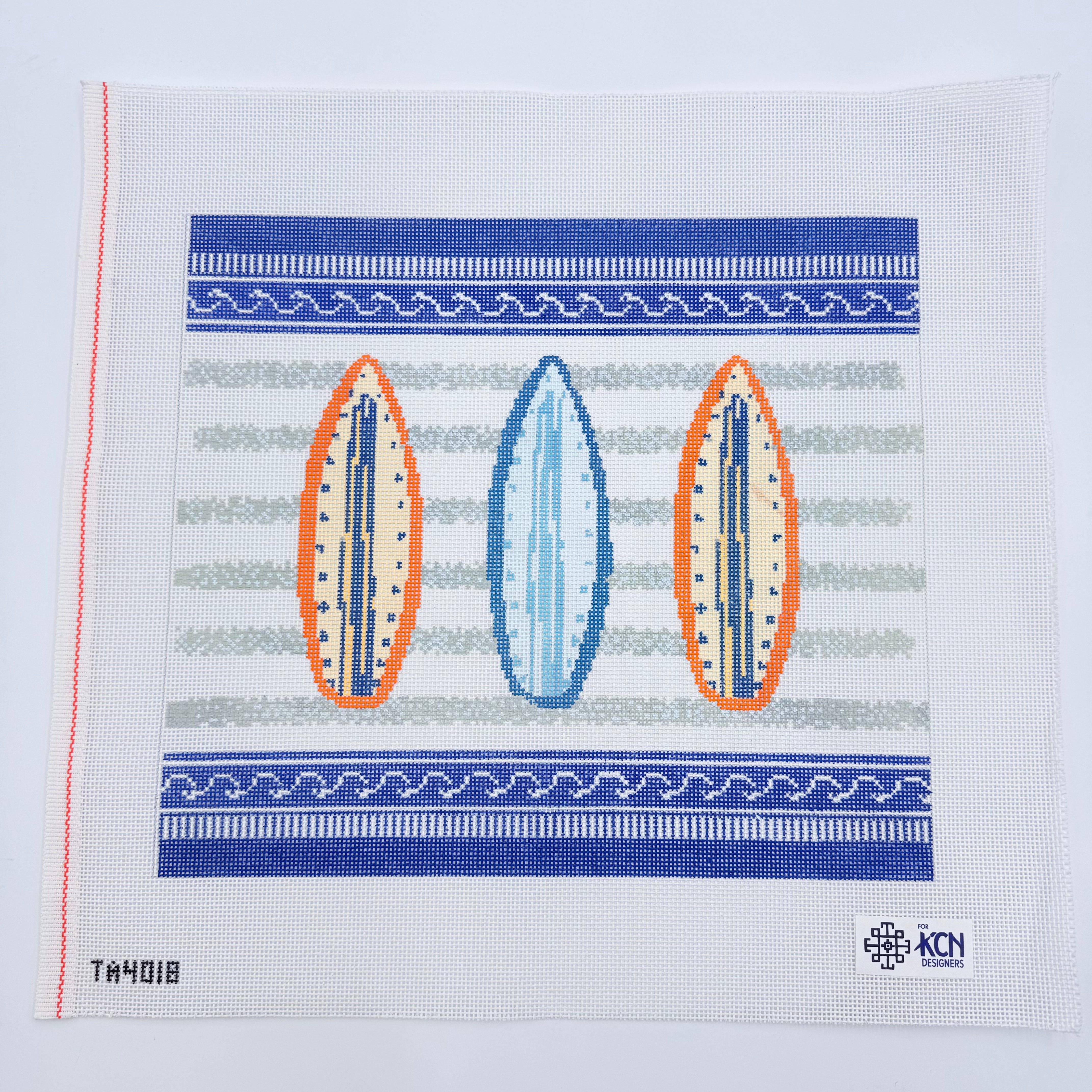 Surf's Up Canvas - KC Needlepoint