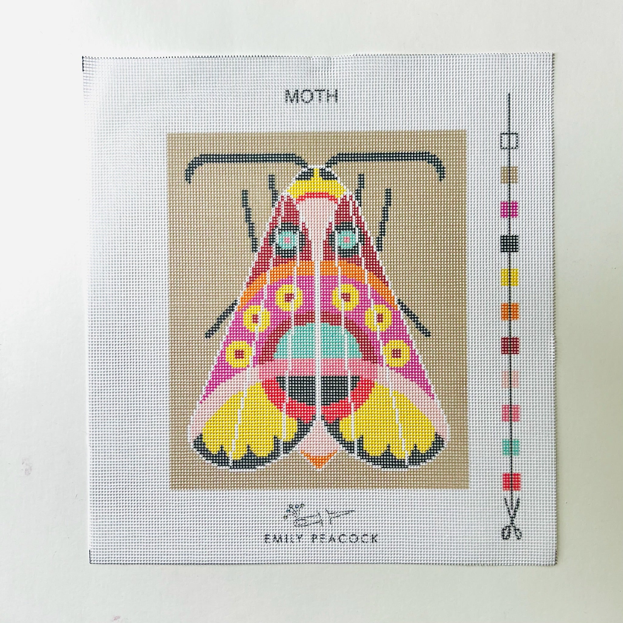 Moth - KC Needlepoint