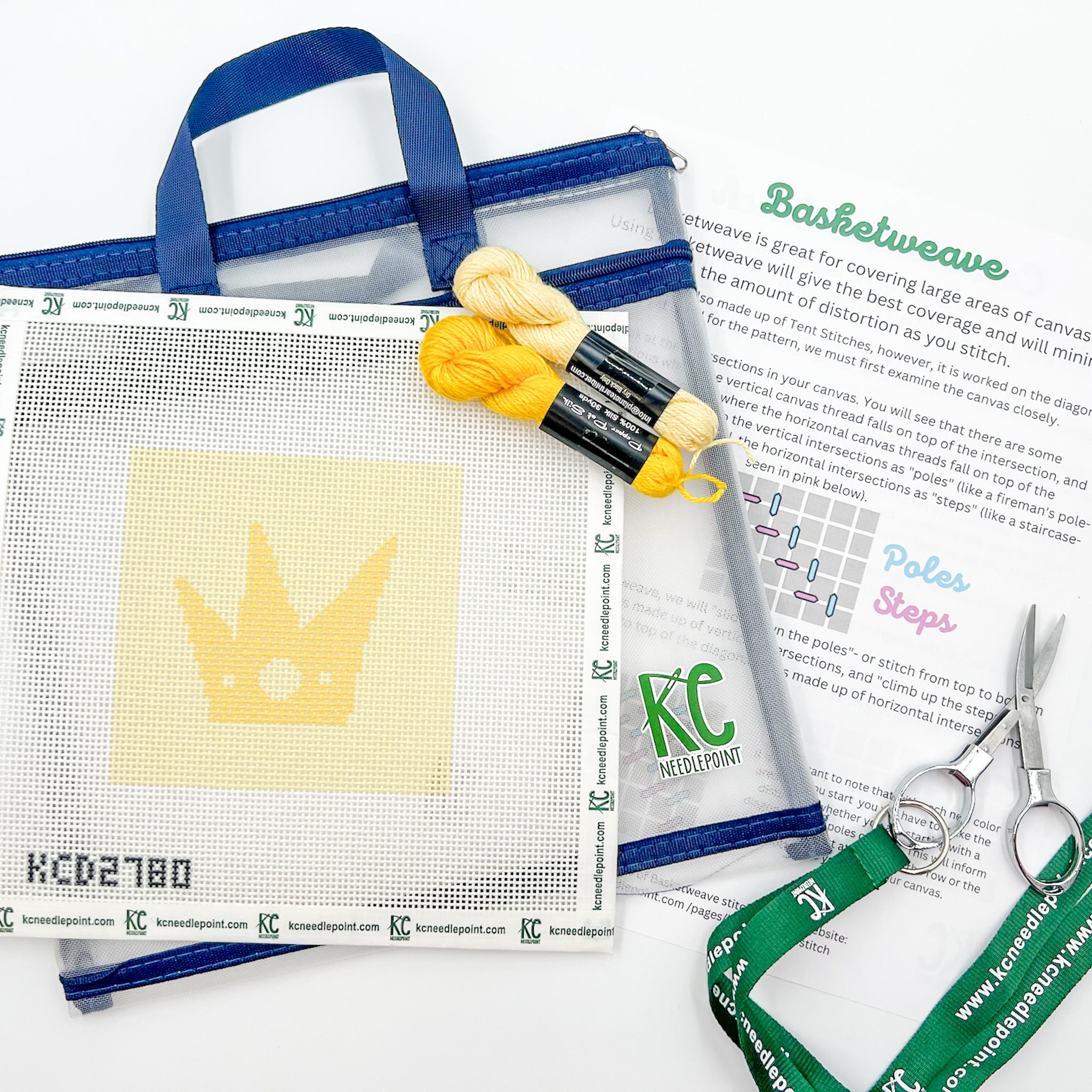The Beginner Tiara Kit - KC Needlepoint