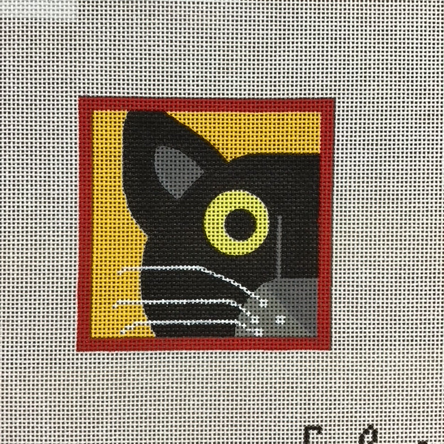 House Panther Canvas - KC Needlepoint