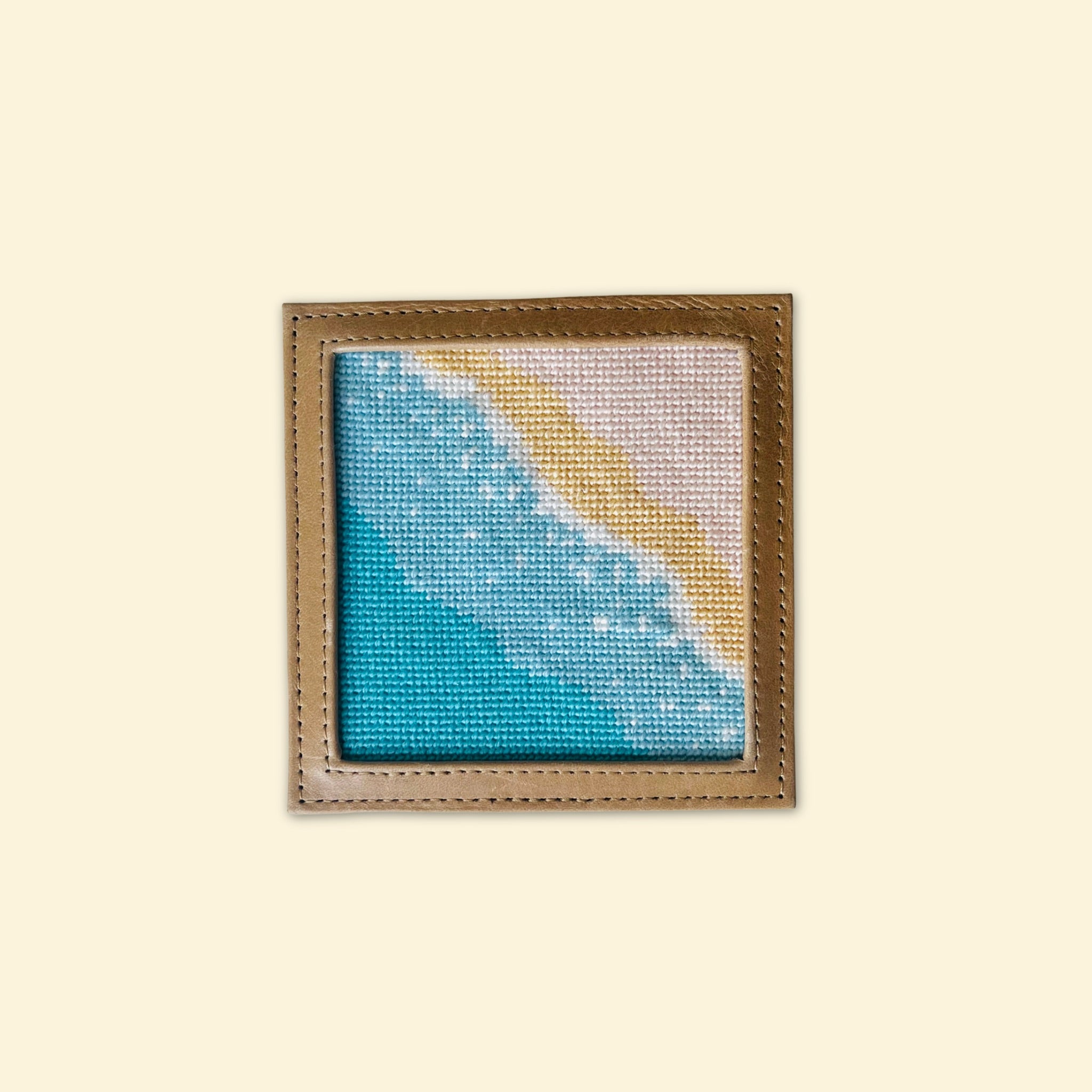 On The Surf Coaster Kit - KC Needlepoint