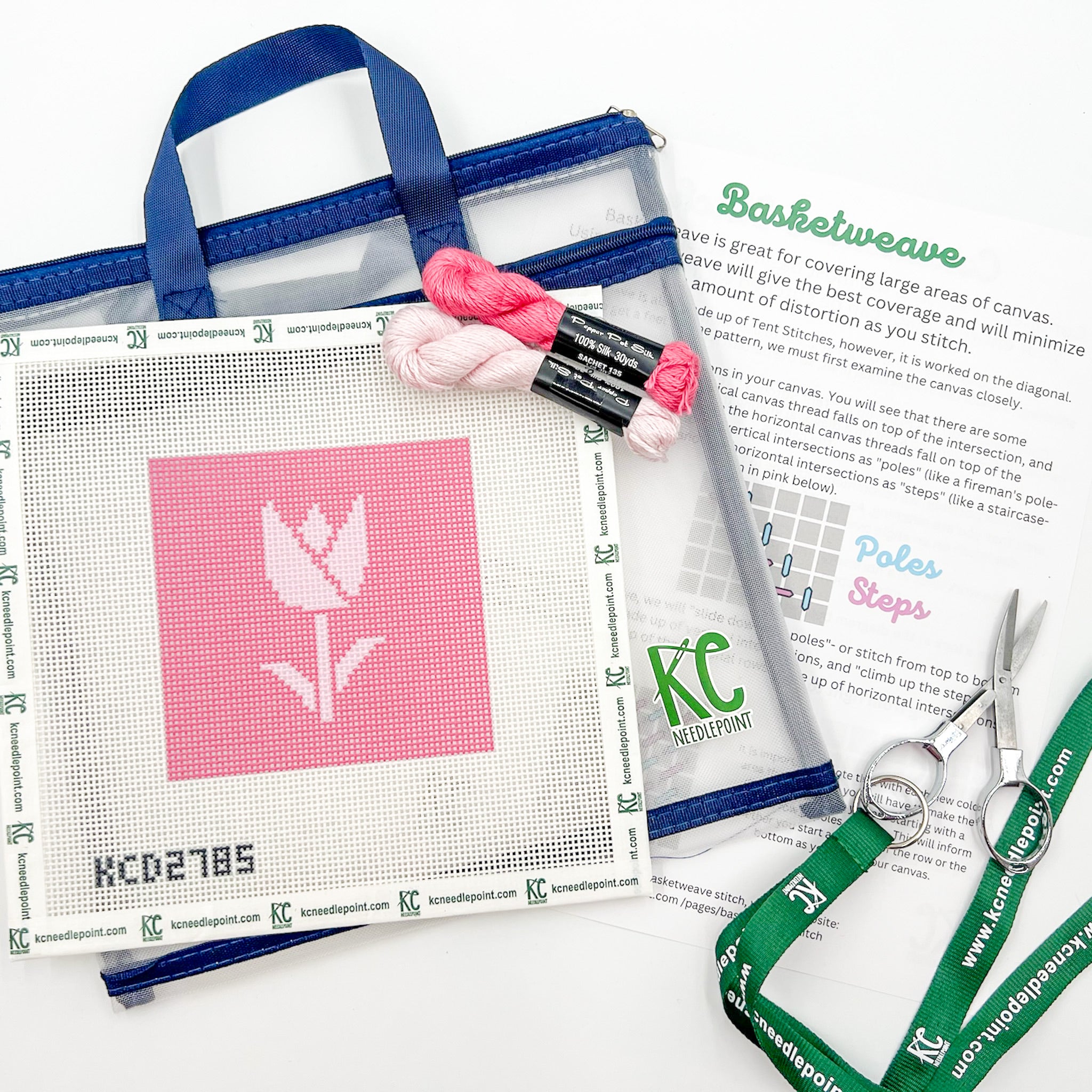 The Beginner Tulip Kit - KC Needlepoint
