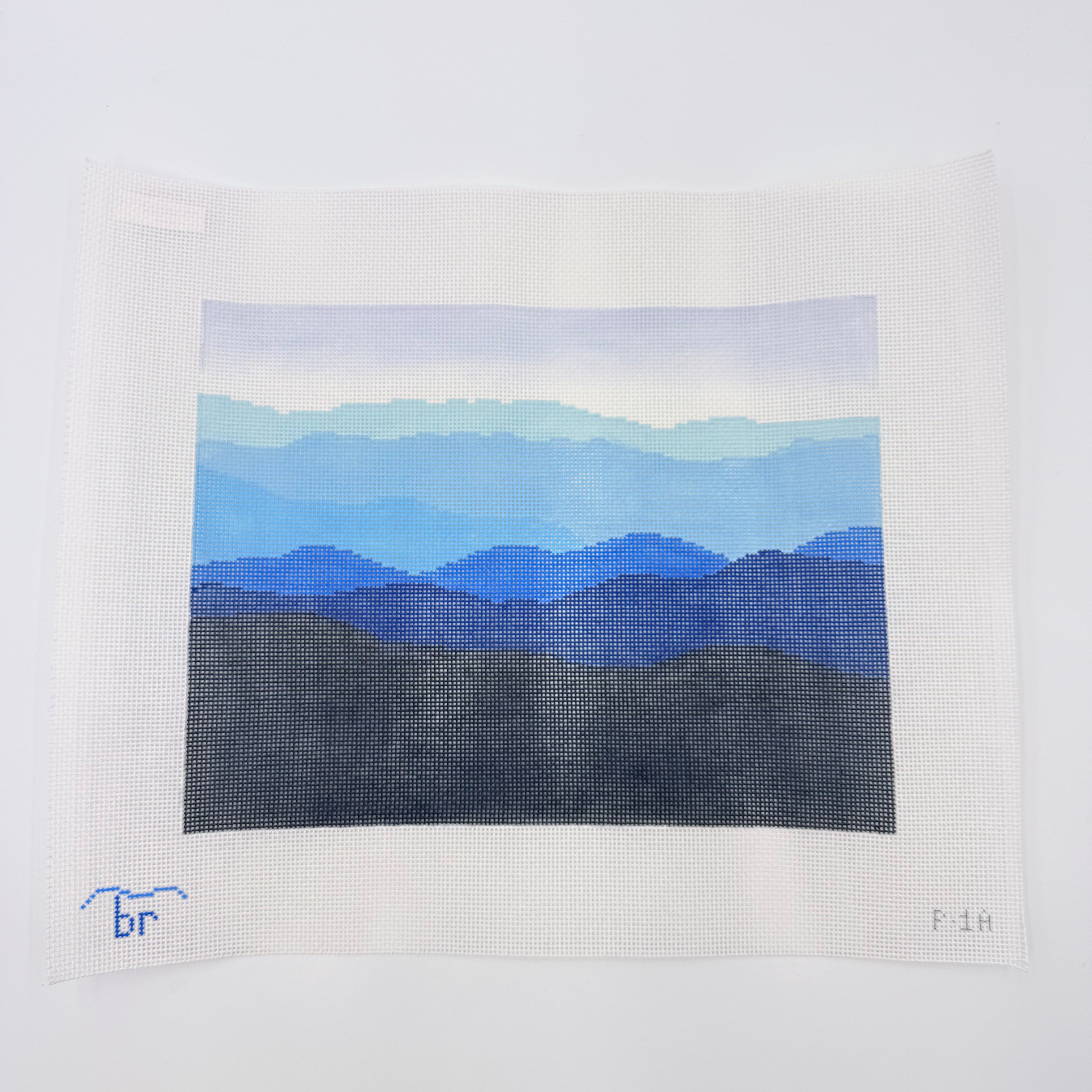 Blue Ridge Mountains Canvas - KC Needlepoint