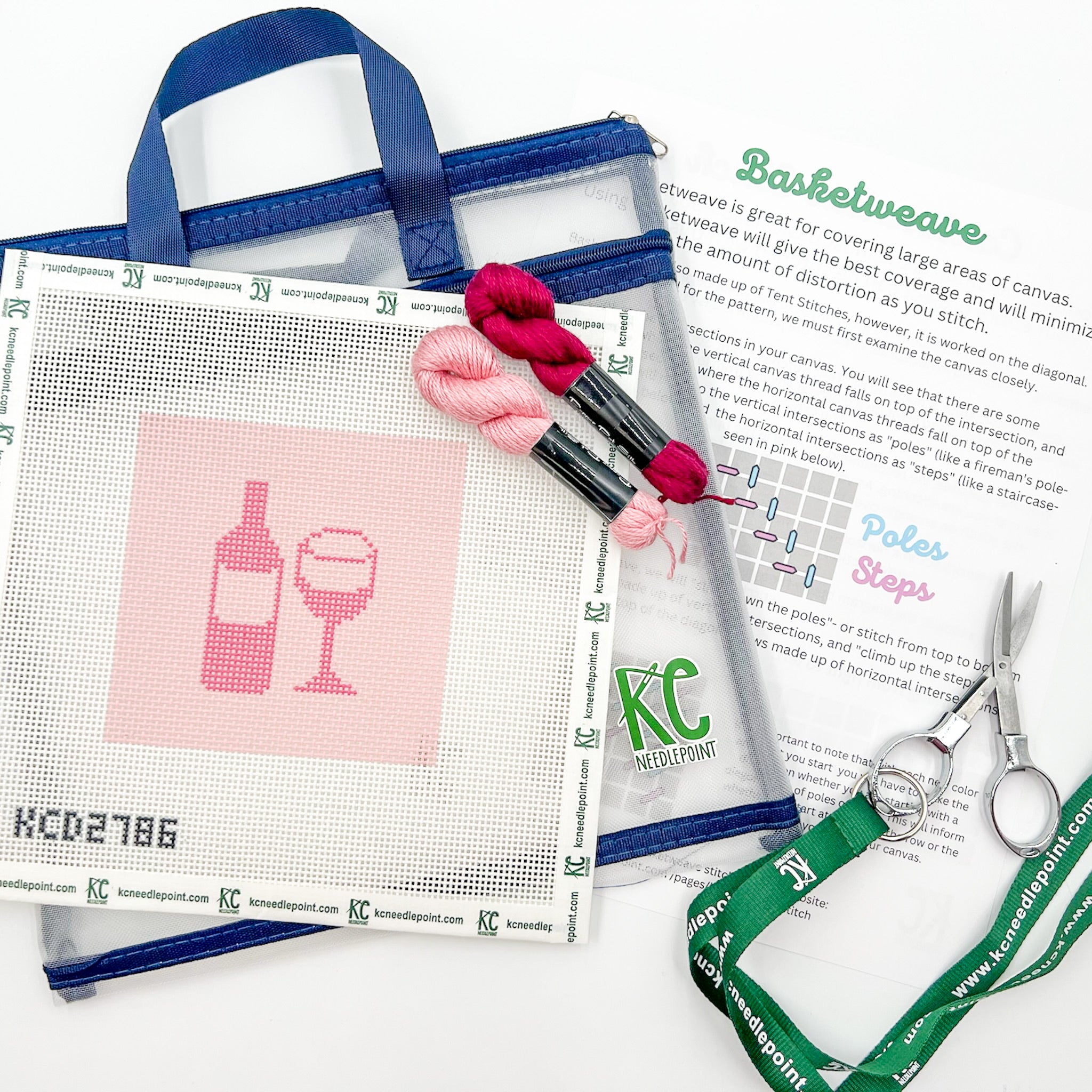 The Beginner Wine Pairing Kit - KC Needlepoint