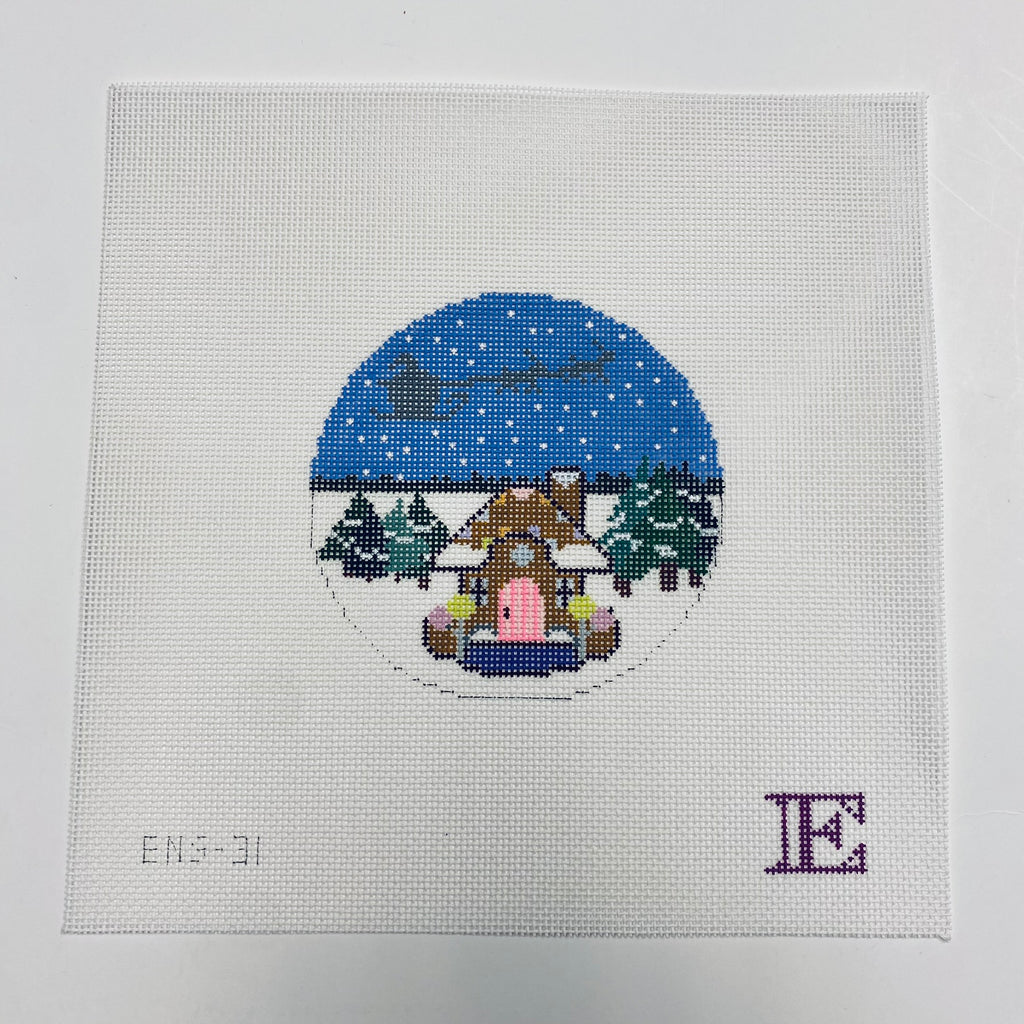 Gingerbread Forest Canvas - KC Needlepoint