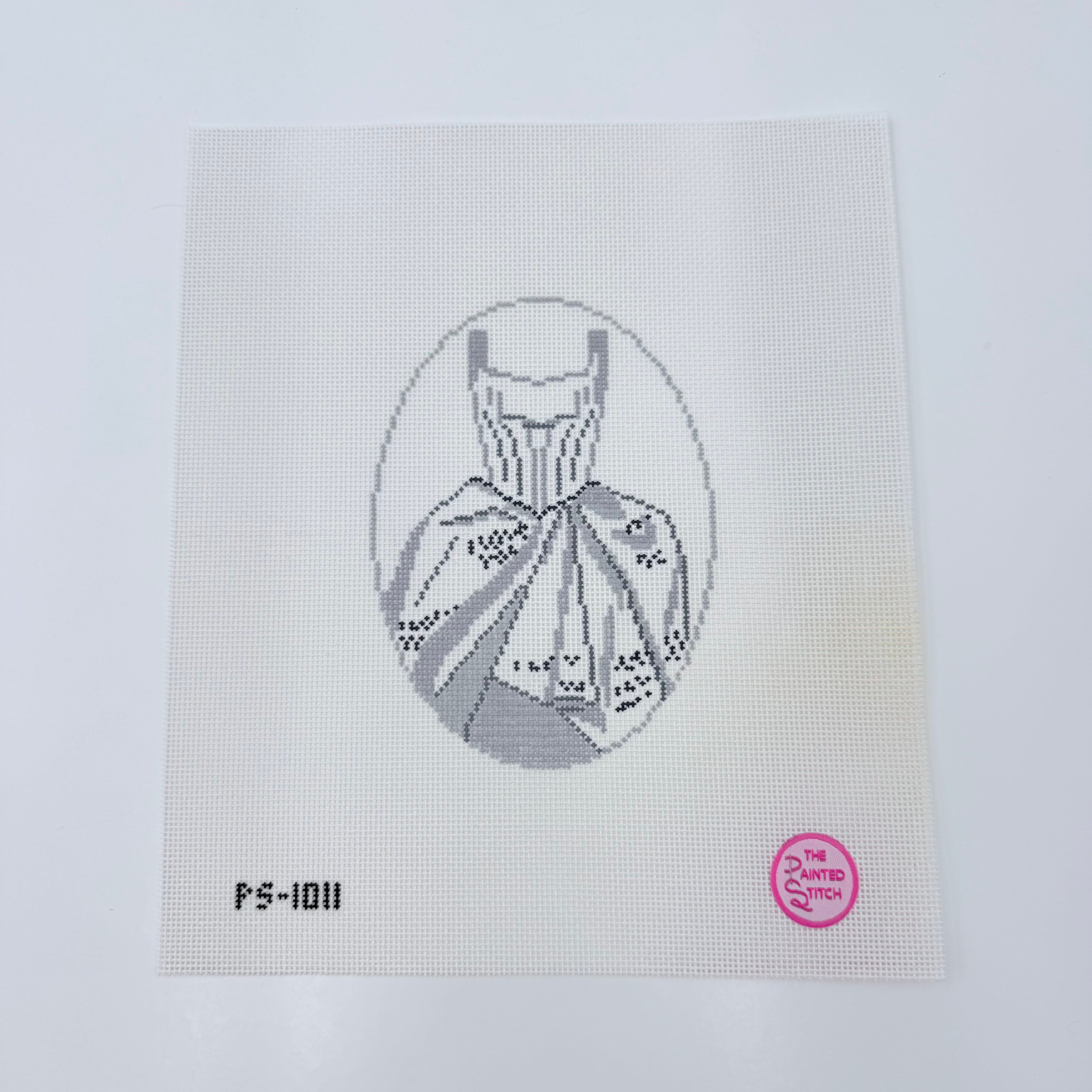 White Gown Canvas - KC Needlepoint