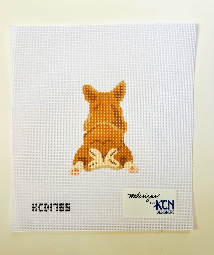 Dog From Behind Canvas - KC Needlepoint