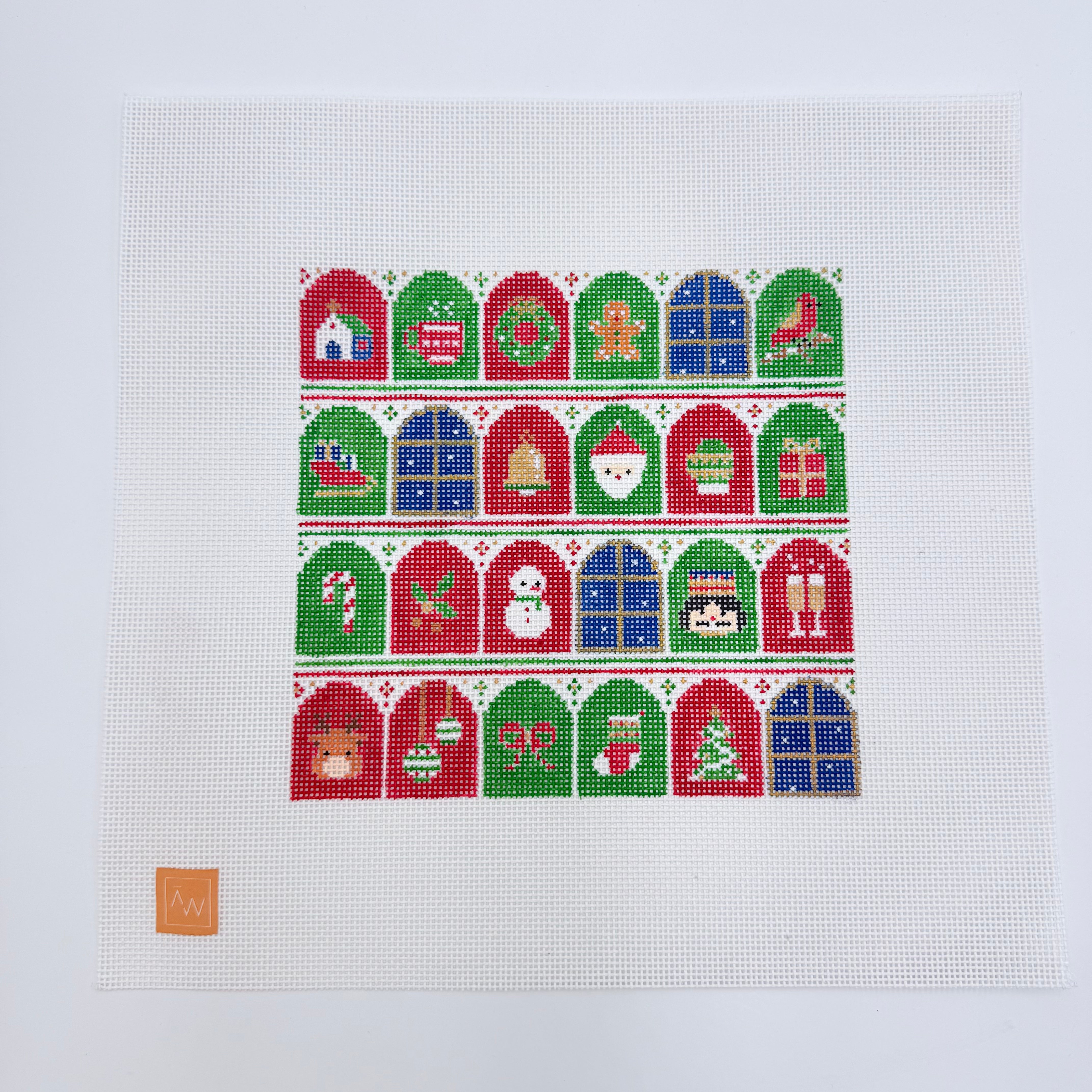 Advent Calendar Pillow Canvas - KC Needlepoint