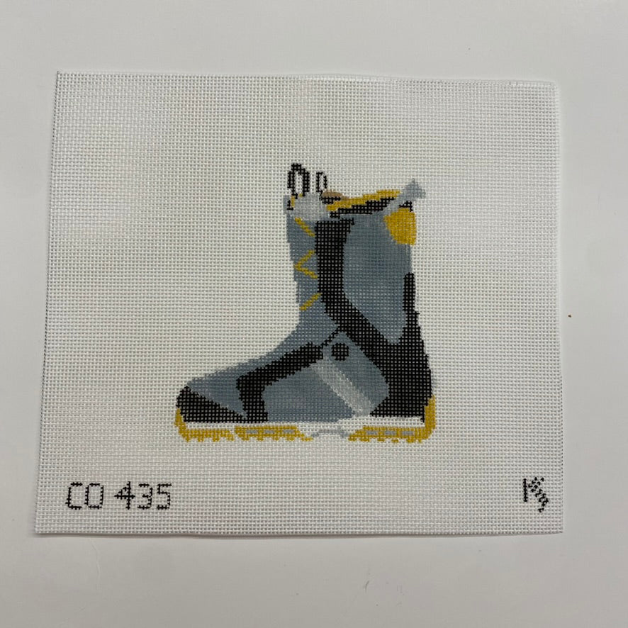 Snowboard Boot Canvas - KC Needlepoint