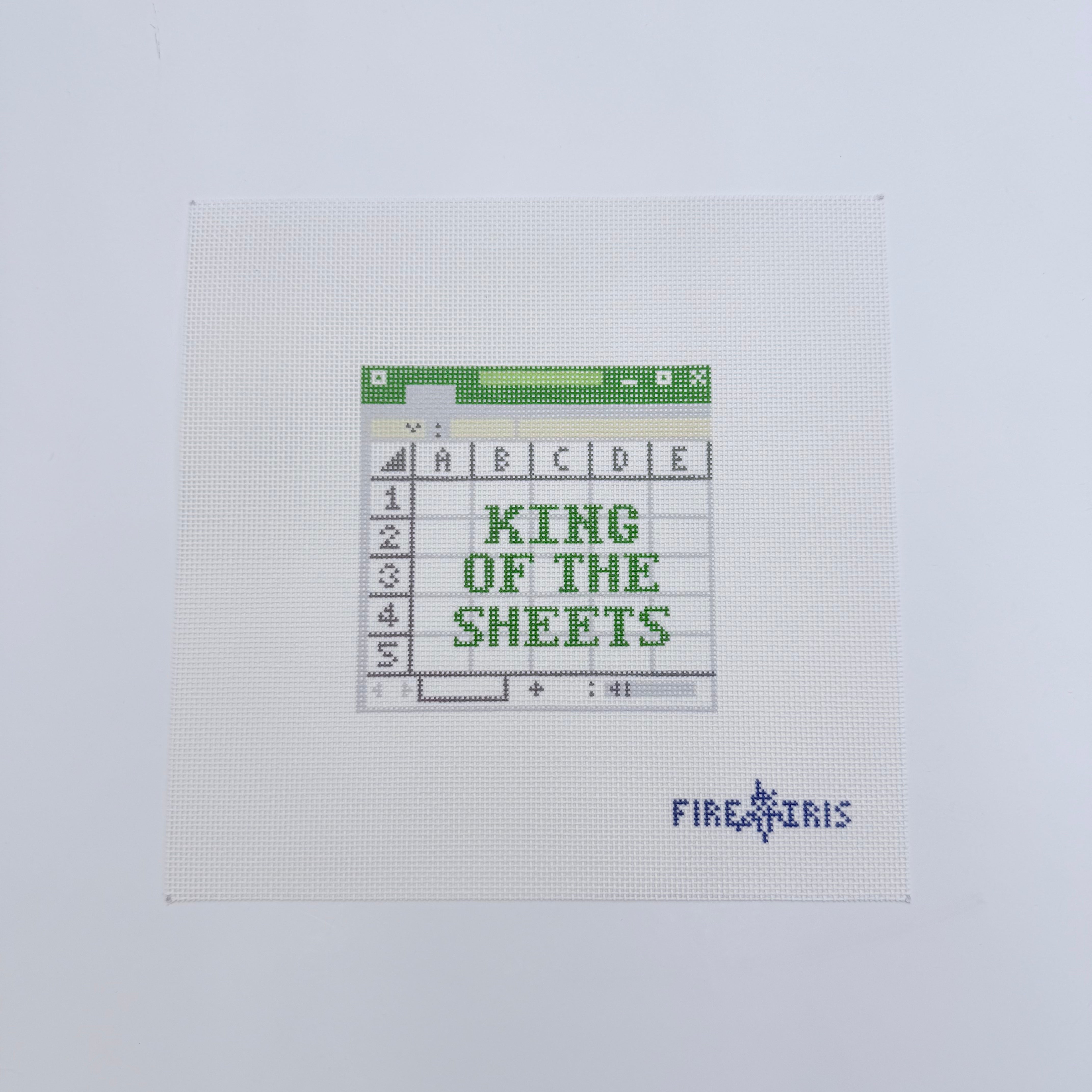 King of the Sheets Canvas - KC Needlepoint