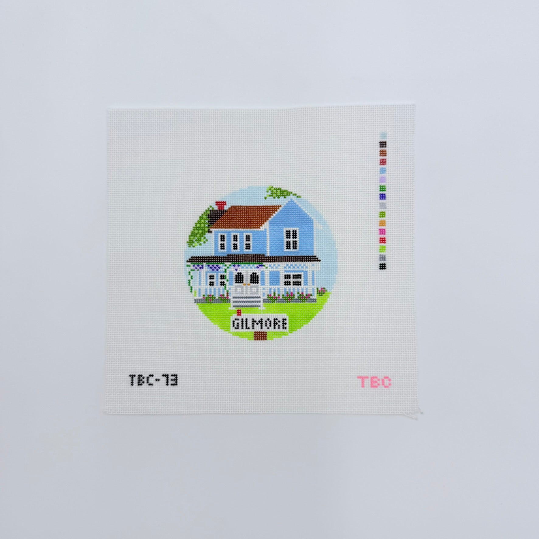 Gilmore House Canvas - KC Needlepoint